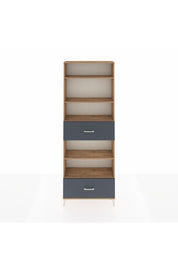 Arges Dolap 5 Raflı 2 Çekmeceli 88x30x243 - S33M166V8A