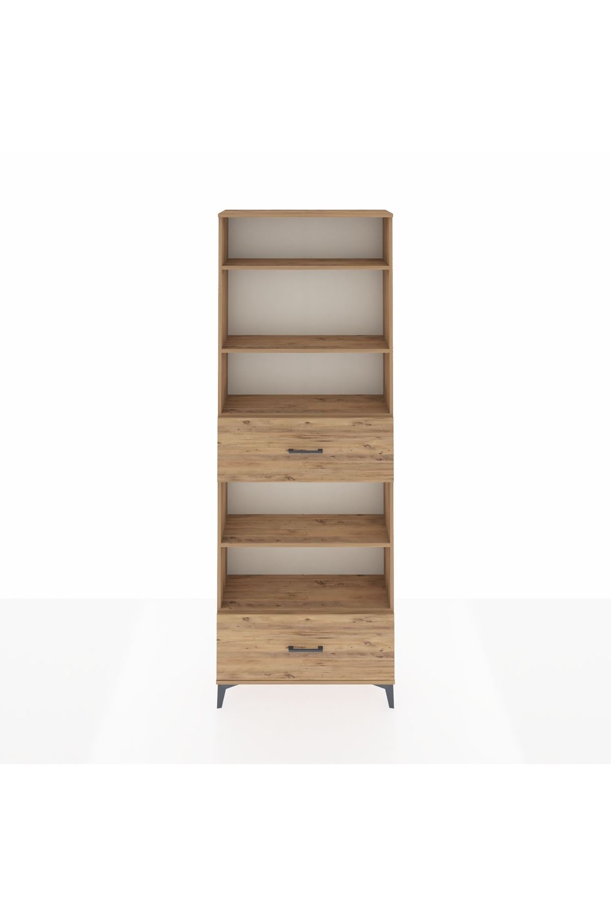 Arges Dolap 5 Raflı 2 Çekmeceli 88x30x243 - S33M166V9A