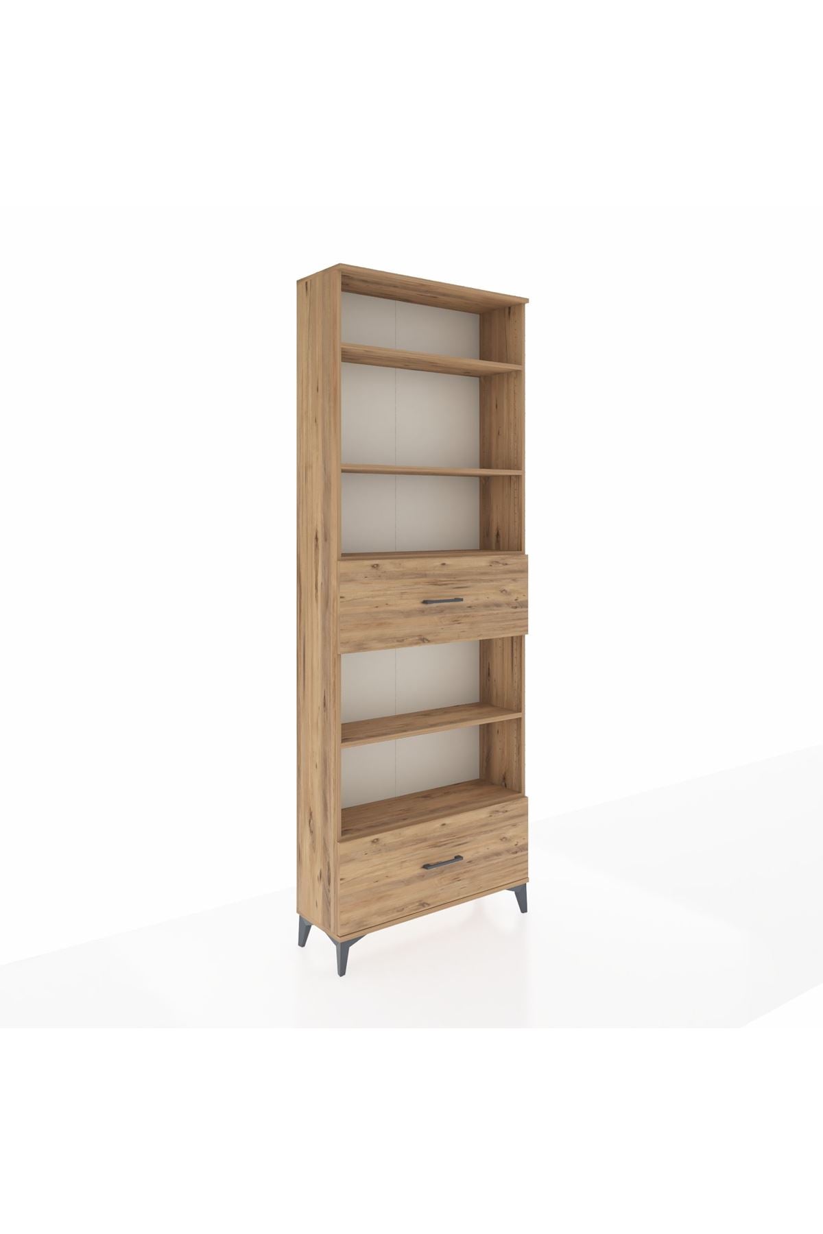 Arges Dolap 5 Raflı 2 Çekmeceli 88x30x243 - S33M166V9A
