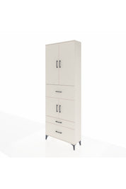 Arges Dolap 4 Raflı 3 Çekmeceli 4 Kapaklı 88x30x243 - S33M167V1A