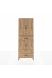 Arges Dolap 4 Raflı 3 Çekmeceli 4 Kapaklı 88x30x243 - S33M167V3A