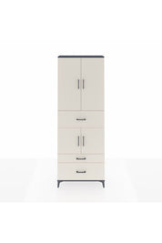 Arges Dolap 4 Raflı 3 Çekmeceli 4 Kapaklı 88x30x243 - S33M167V4A