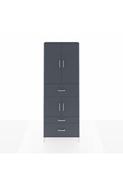 Arges Dolap 4 Raflı 3 Çekmeceli 4 Kapaklı 88x30x243 - S33M167V5A