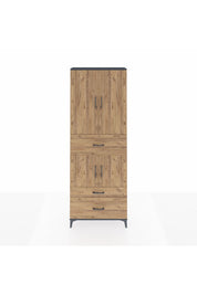 Arges Dolap 4 Raflı 3 Çekmeceli 4 Kapaklı 88x30x243 - S33M167V6A