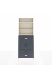 Arges Dolap 4 Raflı 3 Çekmeceli 2 Kapaklı 88x30x243 - S33M168V2A