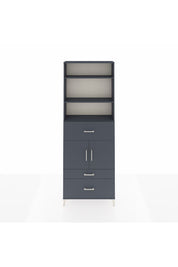 Arges Dolap 4 Raflı 3 Çekmeceli 2 Kapaklı 88x30x243 - S33M168V5A