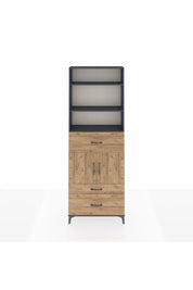Arges Dolap 4 Raflı 3 Çekmeceli 2 Kapaklı 88x30x243 - S33M168V6A