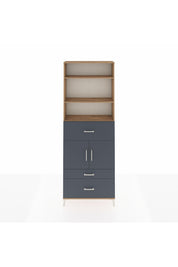 Arges Dolap 4 Raflı 3 Çekmeceli 2 Kapaklı 88x30x243 - S33M168V8A