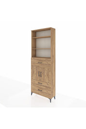 Arges Dolap 4 Raflı 3 Çekmeceli 2 Kapaklı 88x30x243 - S33M168V9A