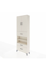Arges Dolap 5 Raflı 3 Çekmeceli 2 Kapaklı 88x30x243 - S33M169V1A