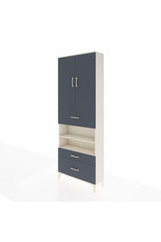Arges Dolap 5 Raflı 3 Çekmeceli 2 Kapaklı 88x30x243 - S33M169V2A