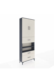 Arges Dolap 5 Raflı 3 Çekmeceli 2 Kapaklı 88x30x243 - S33M169V4A