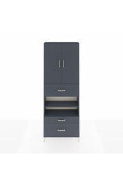 Arges Dolap 5 Raflı 3 Çekmeceli 2 Kapaklı 88x30x243 - S33M169V5A