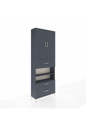 Arges Dolap 5 Raflı 3 Çekmeceli 2 Kapaklı 88x30x243 - S33M169V5A
