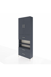 Arges Dolap 5 Raflı 3 Çekmeceli 2 Kapaklı 88x30x243 - S33M169V5A