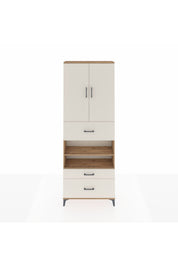 Arges Dolap 5 Raflı 3 Çekmeceli 2 Kapaklı 88x30x243 - S33M169V7A