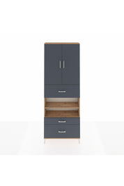 Arges Dolap 5 Raflı 3 Çekmeceli 2 Kapaklı 88x30x243 - S33M169V8A