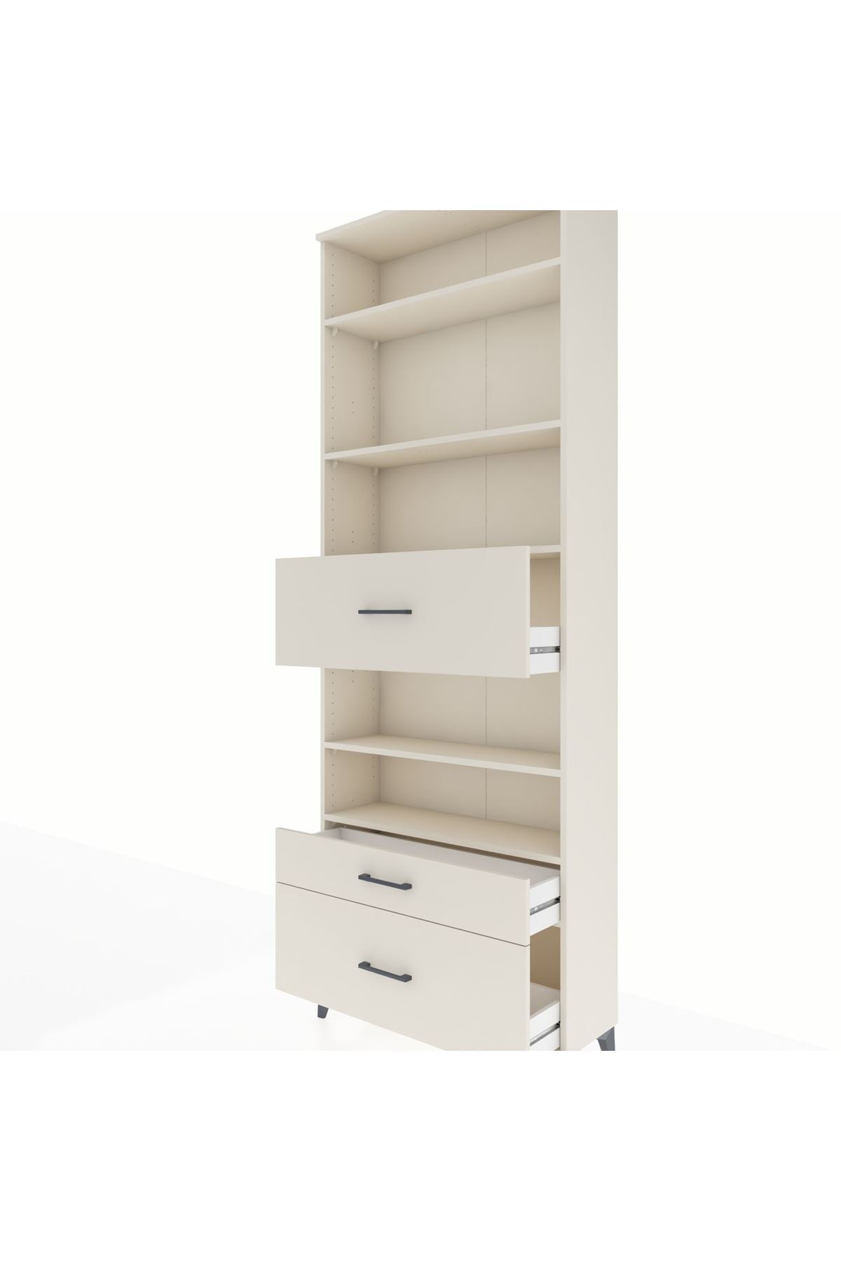 Arges Dolap 5 Raflı 3 Çekmeceli 88x30x243 - S33M170V1A