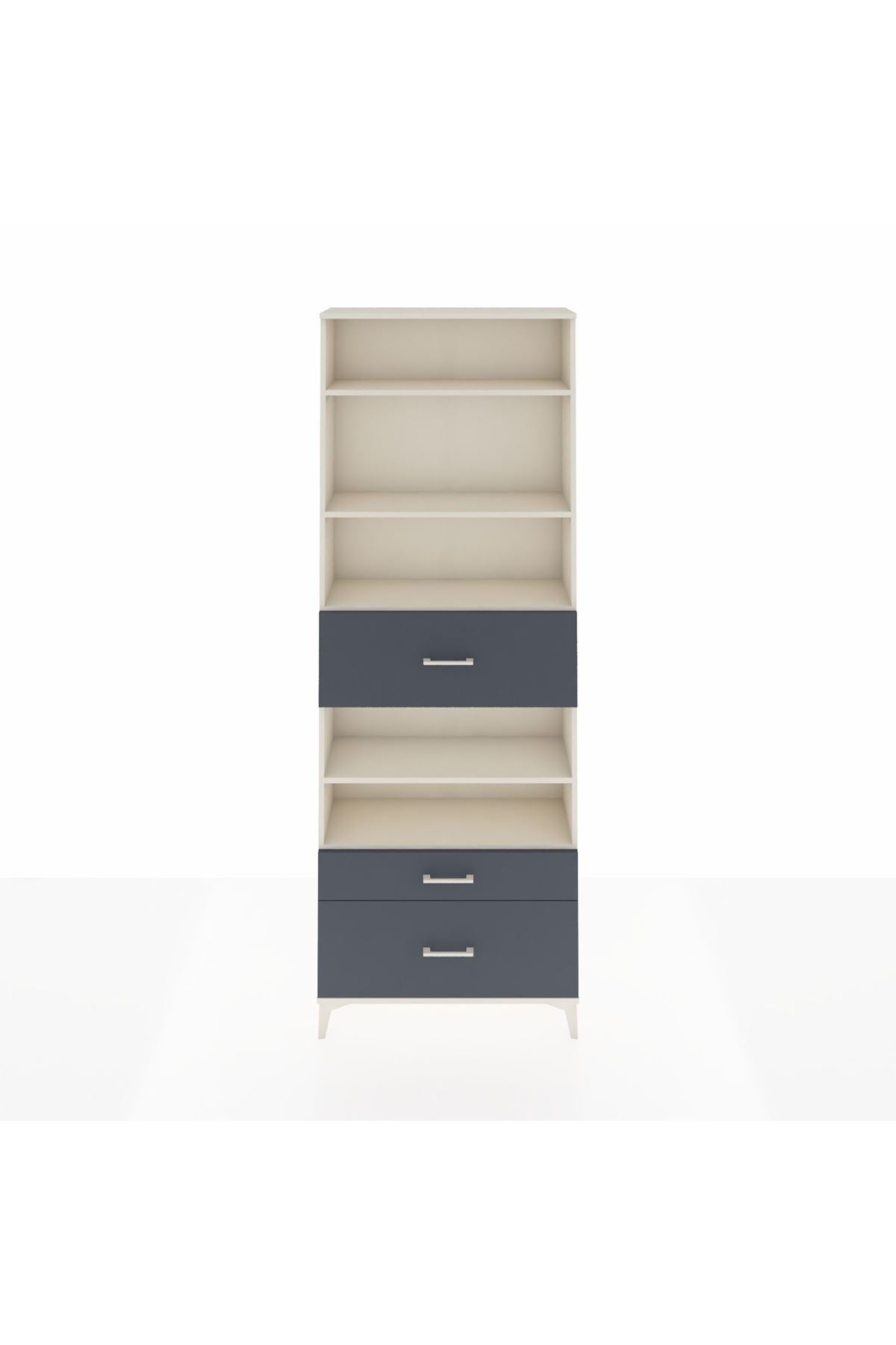 Arges Dolap 5 Raflı 3 Çekmeceli 88x30x243 - S33M170V2A