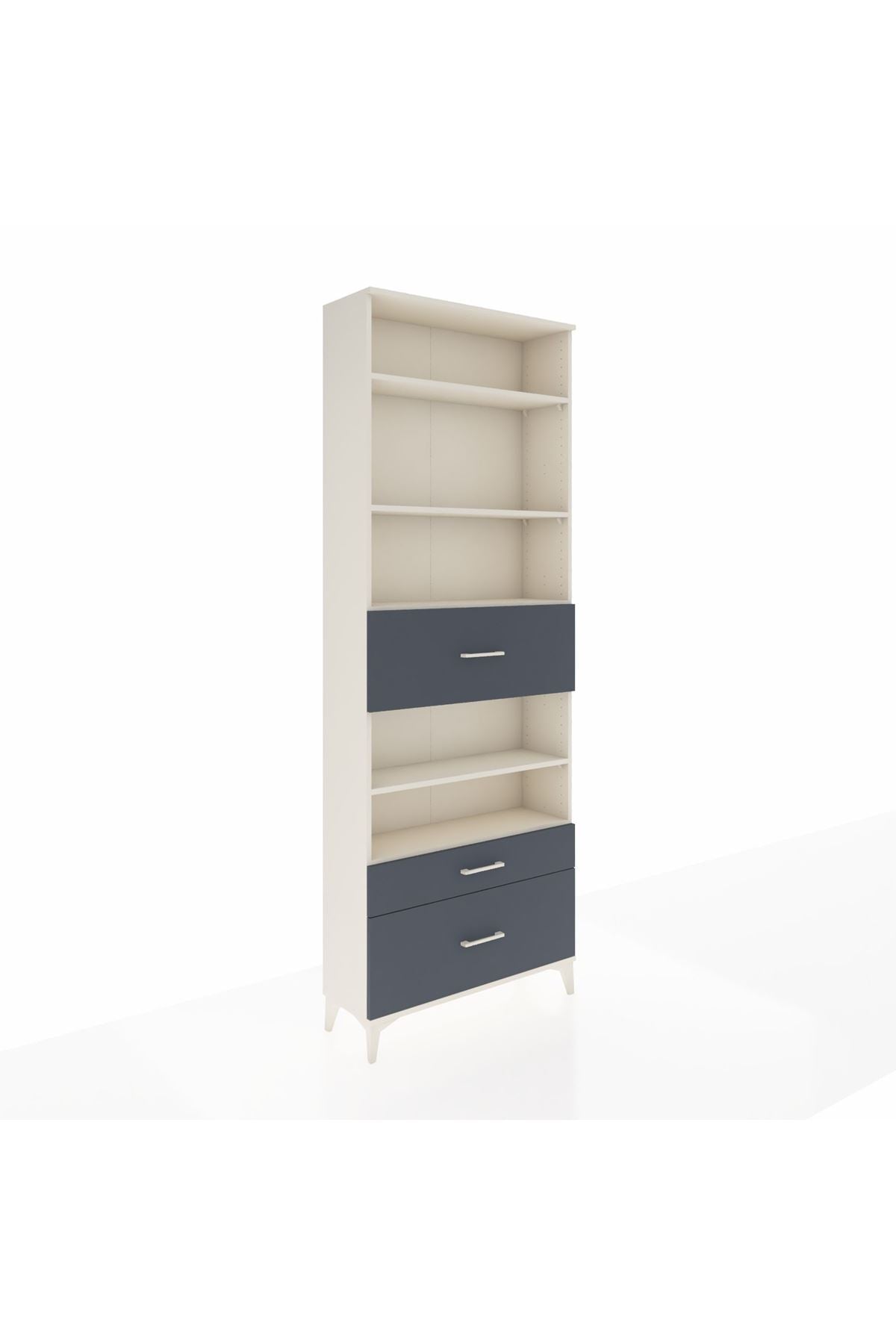 Arges Dolap 5 Raflı 3 Çekmeceli 88x30x243 - S33M170V2A