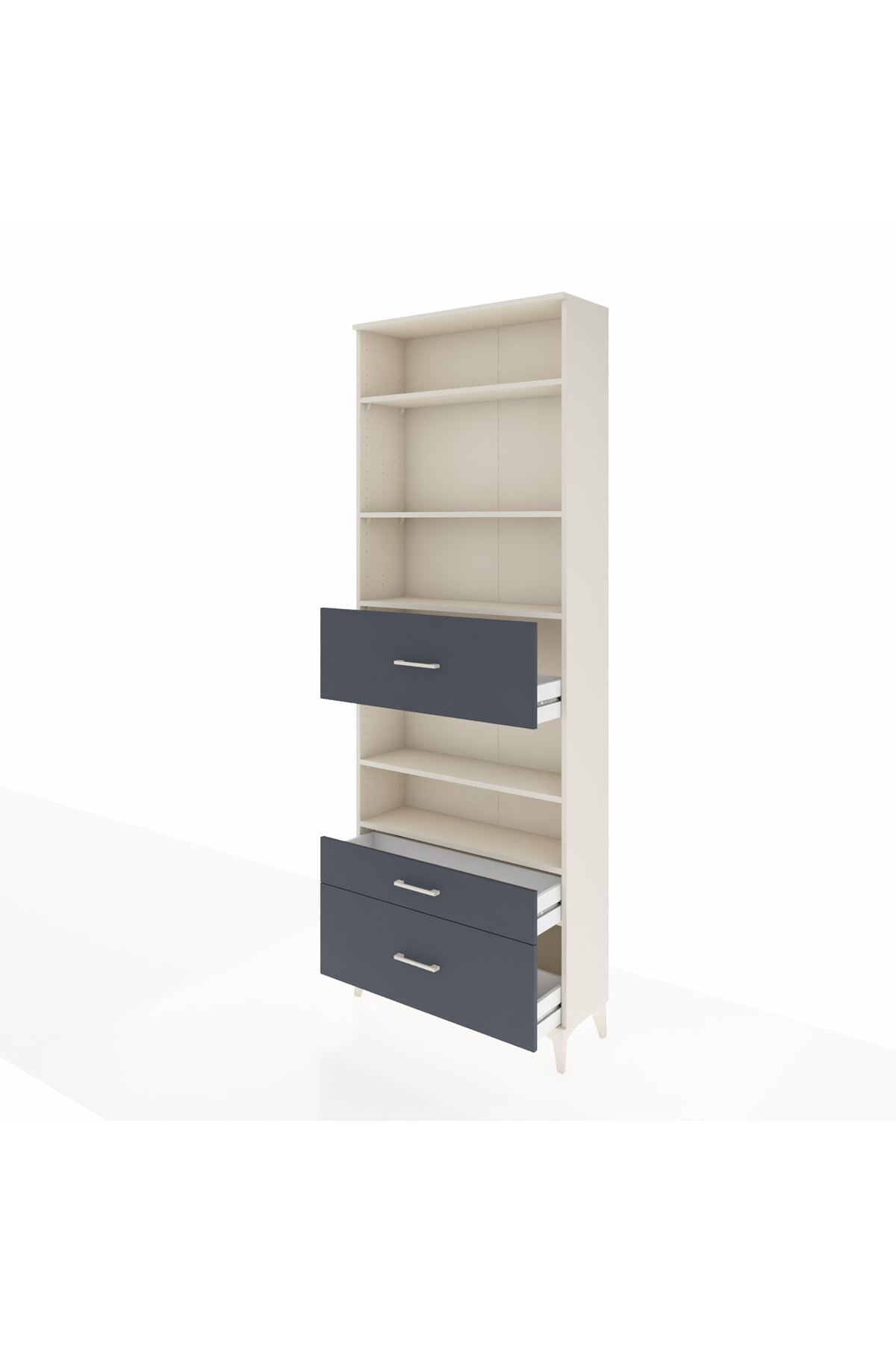 Arges Dolap 5 Raflı 3 Çekmeceli 88x30x243 - S33M170V2A