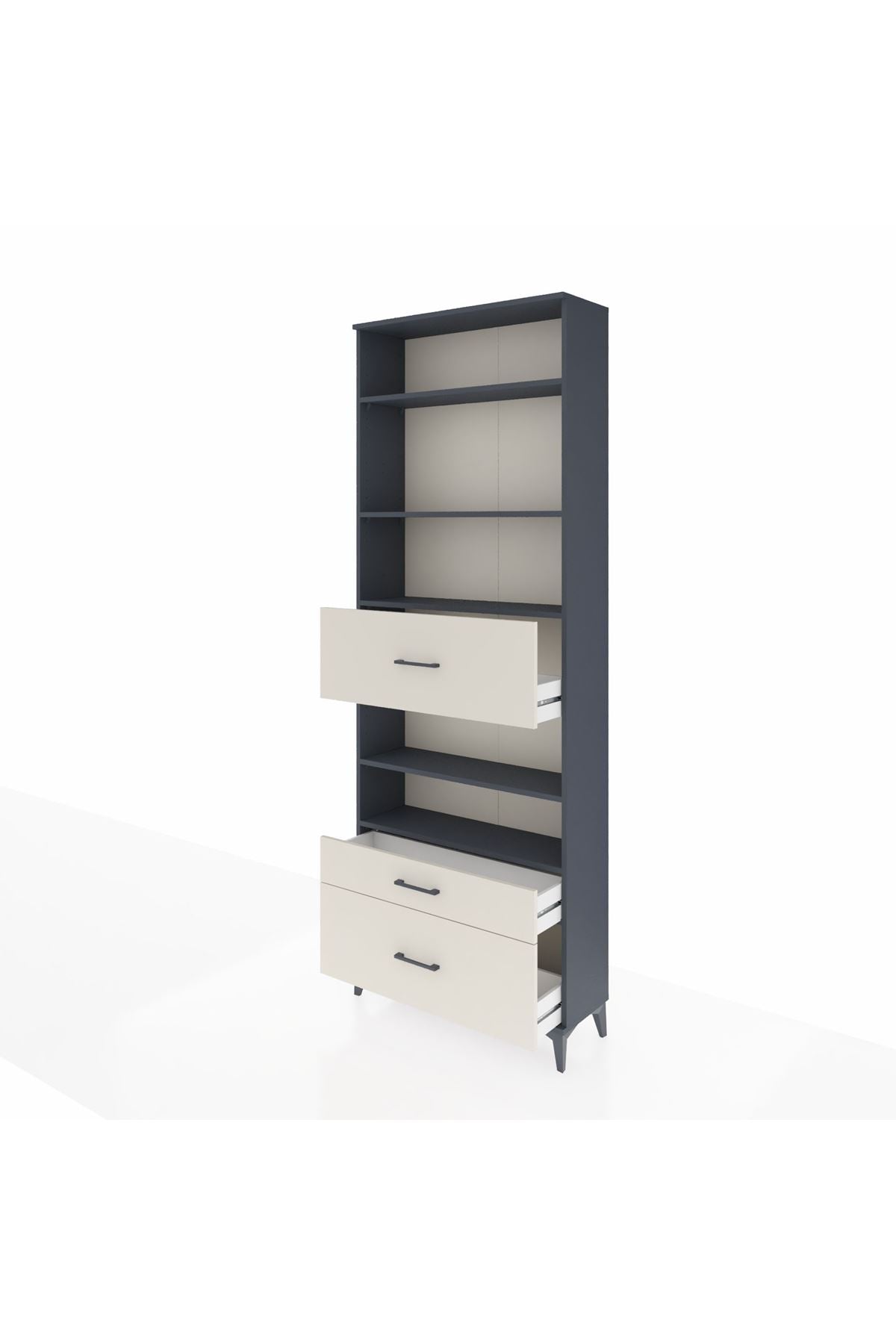 Arges Dolap 5 Raflı 3 Çekmeceli 88x30x243 - S33M170V4A
