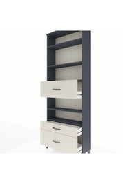 Arges Dolap 5 Raflı 3 Çekmeceli 88x30x243 - S33M170V4A