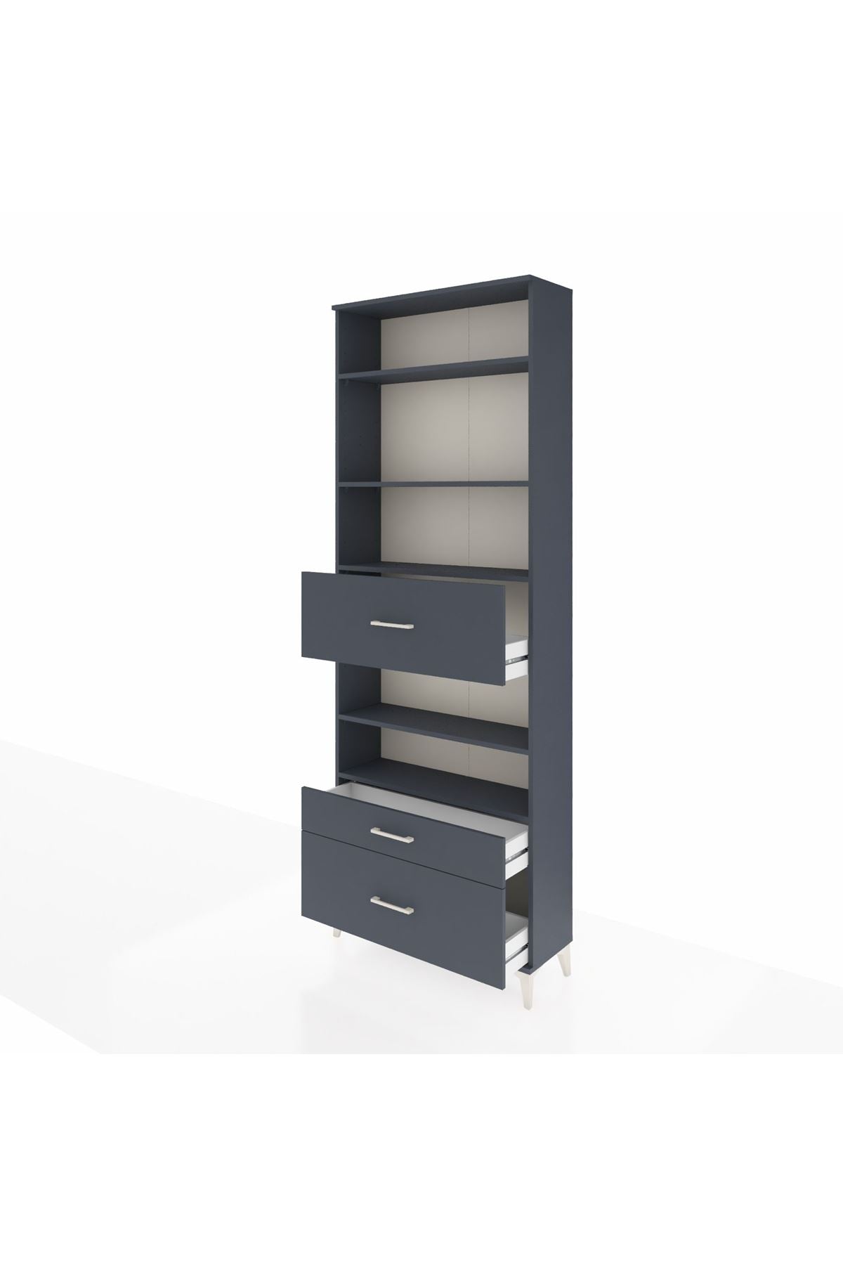 Arges Dolap 5 Raflı 3 Çekmeceli 88x30x243 - S33M170V5A