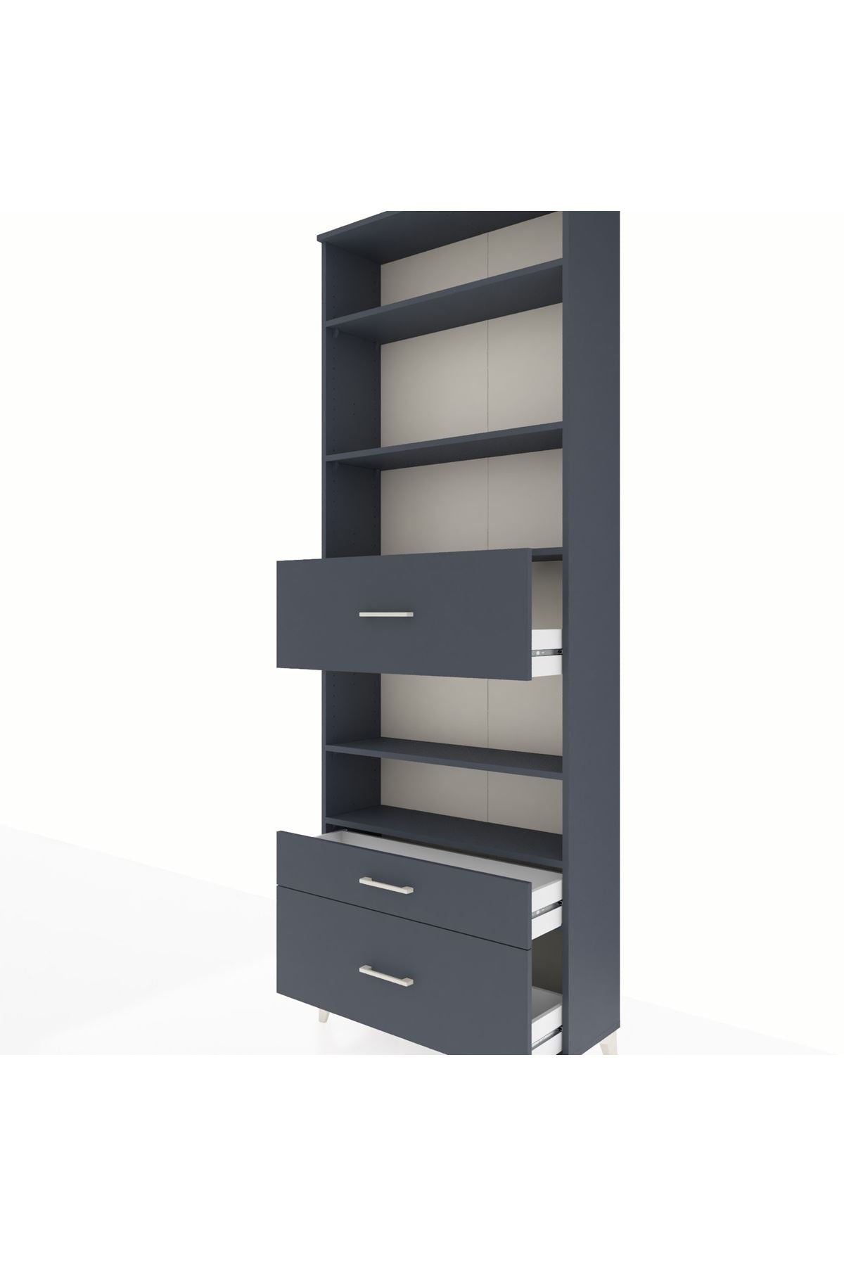 Arges Dolap 5 Raflı 3 Çekmeceli 88x30x243 - S33M170V5A