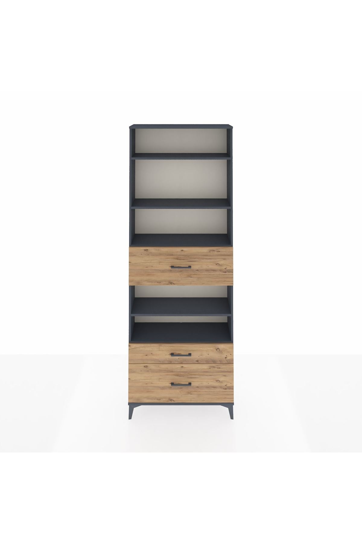 Arges Dolap 5 Raflı 3 Çekmeceli 88x30x243 - S33M170V6A