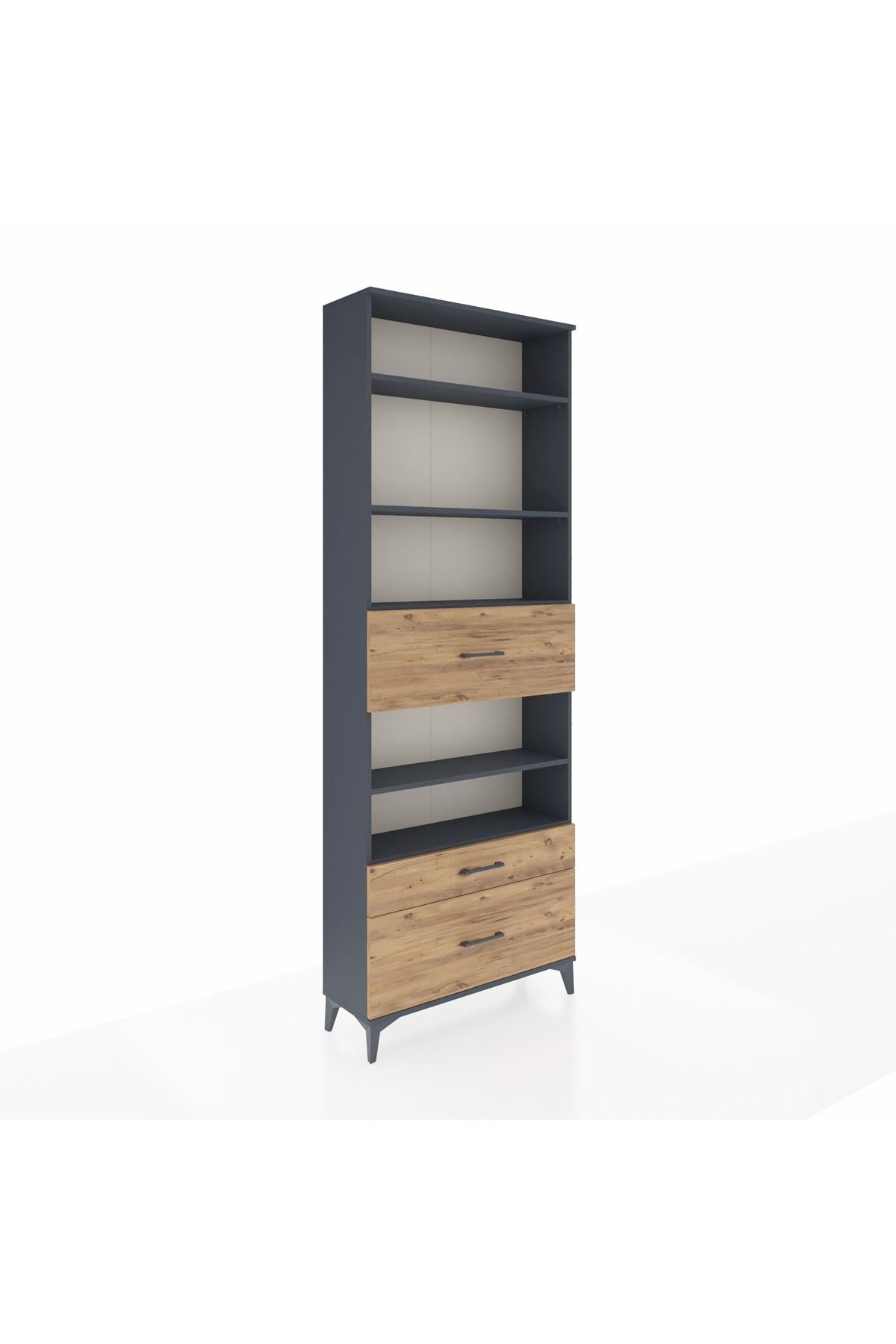 Arges Dolap 5 Raflı 3 Çekmeceli 88x30x243 - S33M170V6A