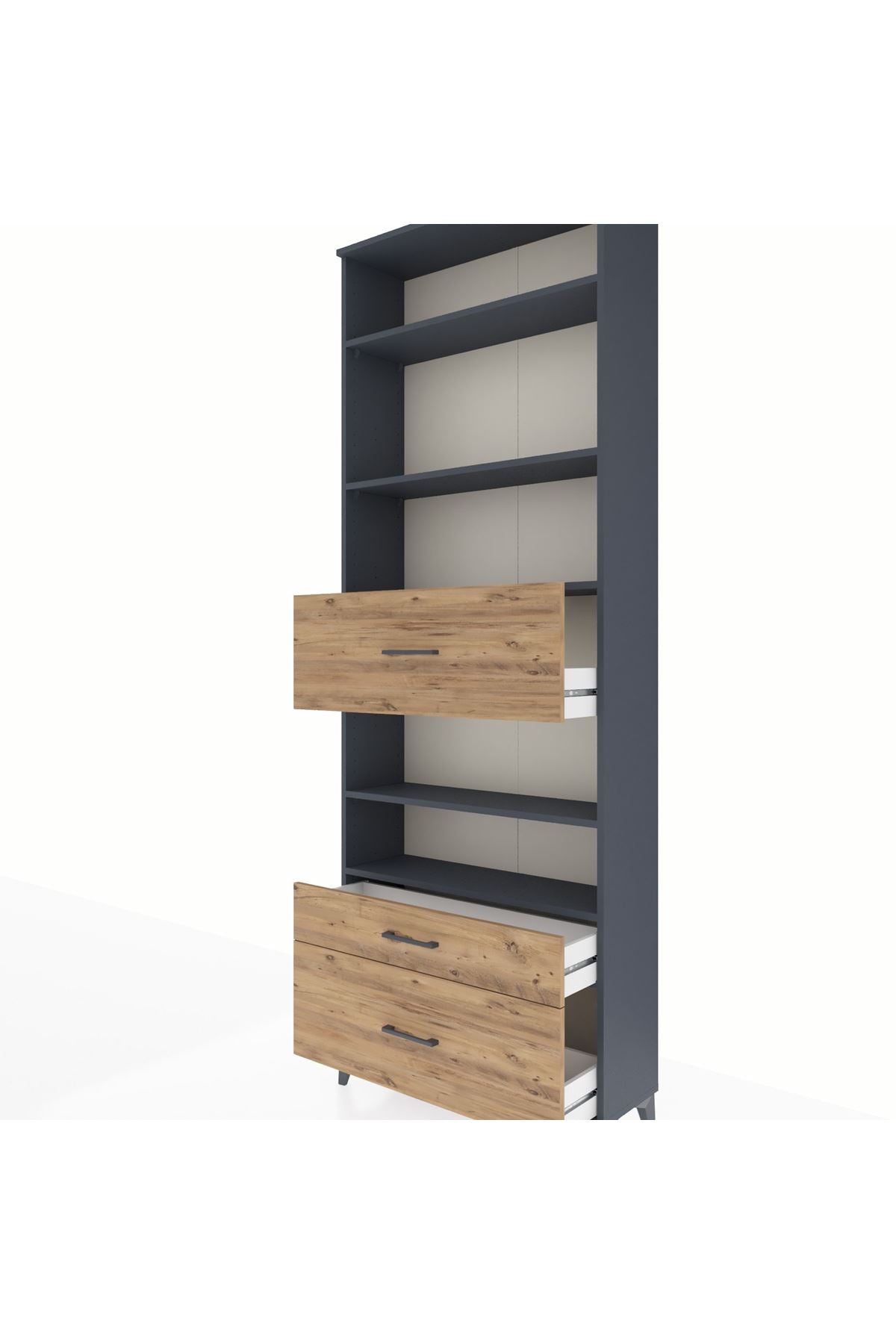 Arges Dolap 5 Raflı 3 Çekmeceli 88x30x243 - S33M170V6A