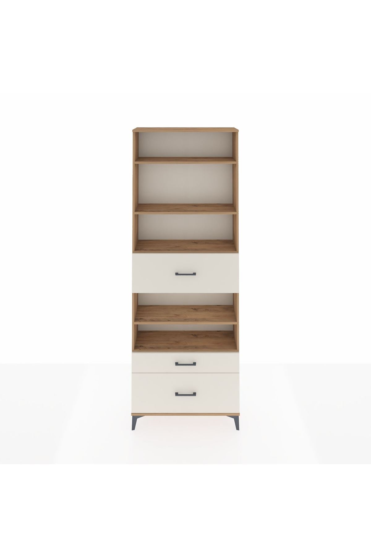 Arges Dolap 5 Raflı 3 Çekmeceli 88x30x243 - S33M170V7A