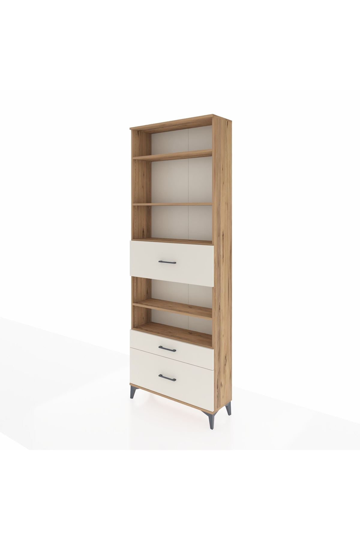 Arges Dolap 5 Raflı 3 Çekmeceli 88x30x243 - S33M170V7A