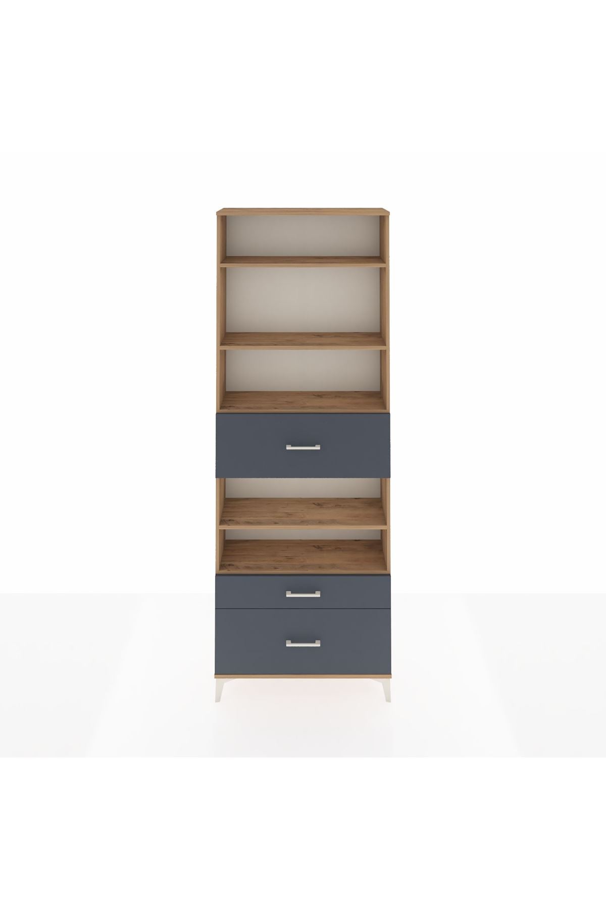 Arges Dolap 5 Raflı 3 Çekmeceli 88x30x243 - S33M170V8A