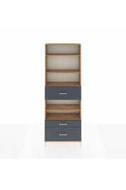 Arges Dolap 5 Raflı 3 Çekmeceli 88x30x243 - S33M170V8A