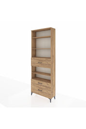 Arges Dolap 5 Raflı 3 Çekmeceli 88x30x243 - S33M170V9A