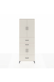 Arges Dolap 4 Raflı 3 Çekmeceli 4 Kapaklı 88x30x243 - S33M171V1A