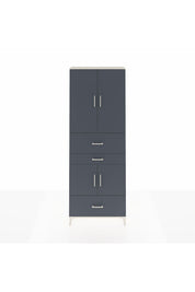 Arges Dolap 4 Raflı 3 Çekmeceli 4 Kapaklı 88x30x243 - S33M171V2A