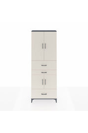 Arges Dolap 4 Raflı 3 Çekmeceli 4 Kapaklı 88x30x243 - S33M171V4A