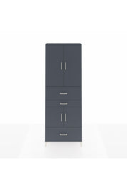 Arges Dolap 4 Raflı 3 Çekmeceli 4 Kapaklı 88x30x243 - S33M171V5A