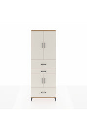 Arges Dolap 4 Raflı 3 Çekmeceli 4 Kapaklı 88x30x243 - S33M171V7A