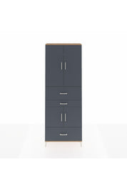 Arges Dolap 4 Raflı 3 Çekmeceli 4 Kapaklı 88x30x243 - S33M171V8A