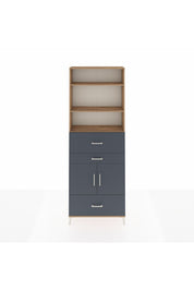 Arges Dolap 4 Raflı 3 Çekmeceli 2 Kapaklı 88x30x243 - S33M172V8A