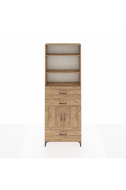 Arges Dolap 4 Raflı 3 Çekmeceli 2 Kapaklı 88x30x243 - S33M172V9A