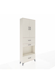 Arges Dolap 4 Raflı 3 Çekmeceli 2 Kapaklı 88x30x243 - S33M173V1A