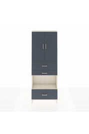 Arges Dolap 4 Raflı 3 Çekmeceli 2 Kapaklı 88x30x243 - S33M173V2A
