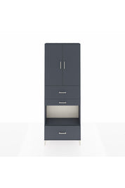Arges Dolap 4 Raflı 3 Çekmeceli 2 Kapaklı 88x30x243 - S33M173V5A