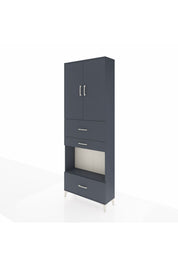 Arges Dolap 4 Raflı 3 Çekmeceli 2 Kapaklı 88x30x243 - S33M173V5A