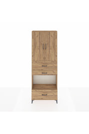 Arges Dolap 4 Raflı 3 Çekmeceli 2 Kapaklı 88x30x243 - S33M173V9A